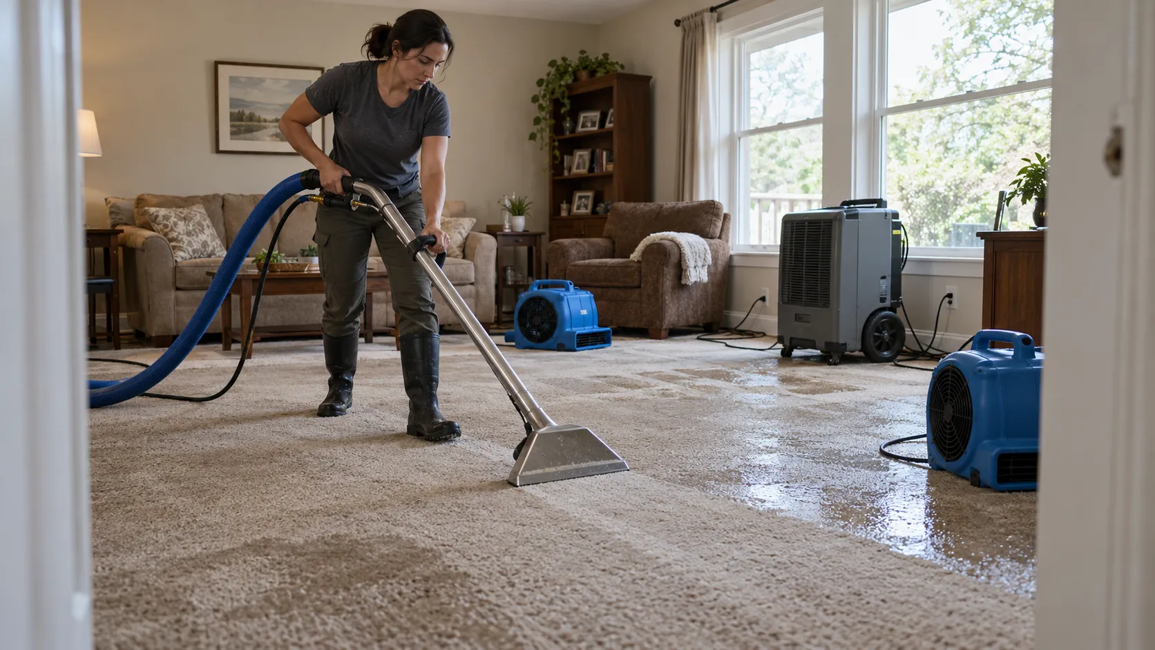 Water Extraction & Structural Drying in Sacramento, CA